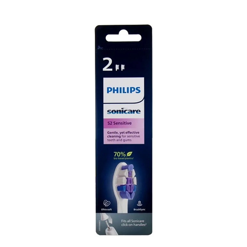 Philips sonicare s2 sensitive sonicare opzetborstels - 2 stuks