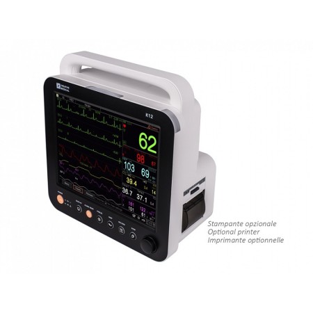 Gima k12 moniteur multiparamètre 12 pouces - ecg 5 dérivations