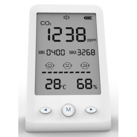 Monitor della qualità dell’aria levenhuk wezzer air mc10