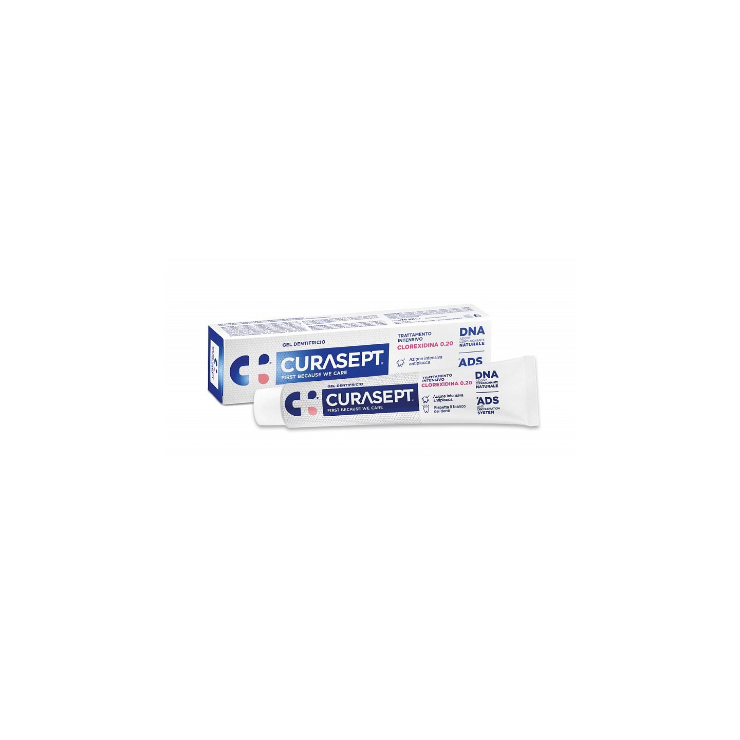 DENTIFRICIO CURASEPT CON CLOREXIDINA 0,20 - 75 ML. CON A.D.S.+DNA