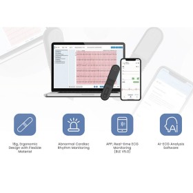 Registrador dinámico de ecg 24 horas