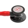 Littmann cardiology iv - 6182 - rosso - finitura nera