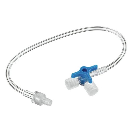 B.braun discofix 3-weg kraan met verlengstuk 25 cm - 10 stuks