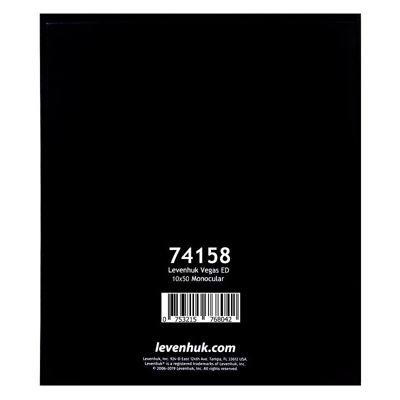 Monoculaire levenhuk vegas ed 10x50