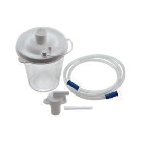 Nowy wymienny słoik o pojemności 800 ml do vacuaid devilbiss w komplecie z wbudowanym filtrem i wężem