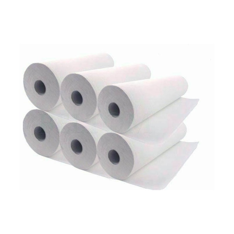 2-ply sheets in pure cellulose 59cm x 70m - box with 6 rolls
