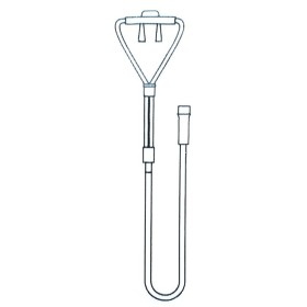 2 m oxygen tube with fittings and retronuchal nasal cannula