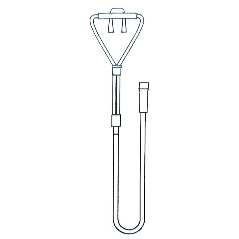 2 m oxygen tube with fittings and retronuchal nasal cannula