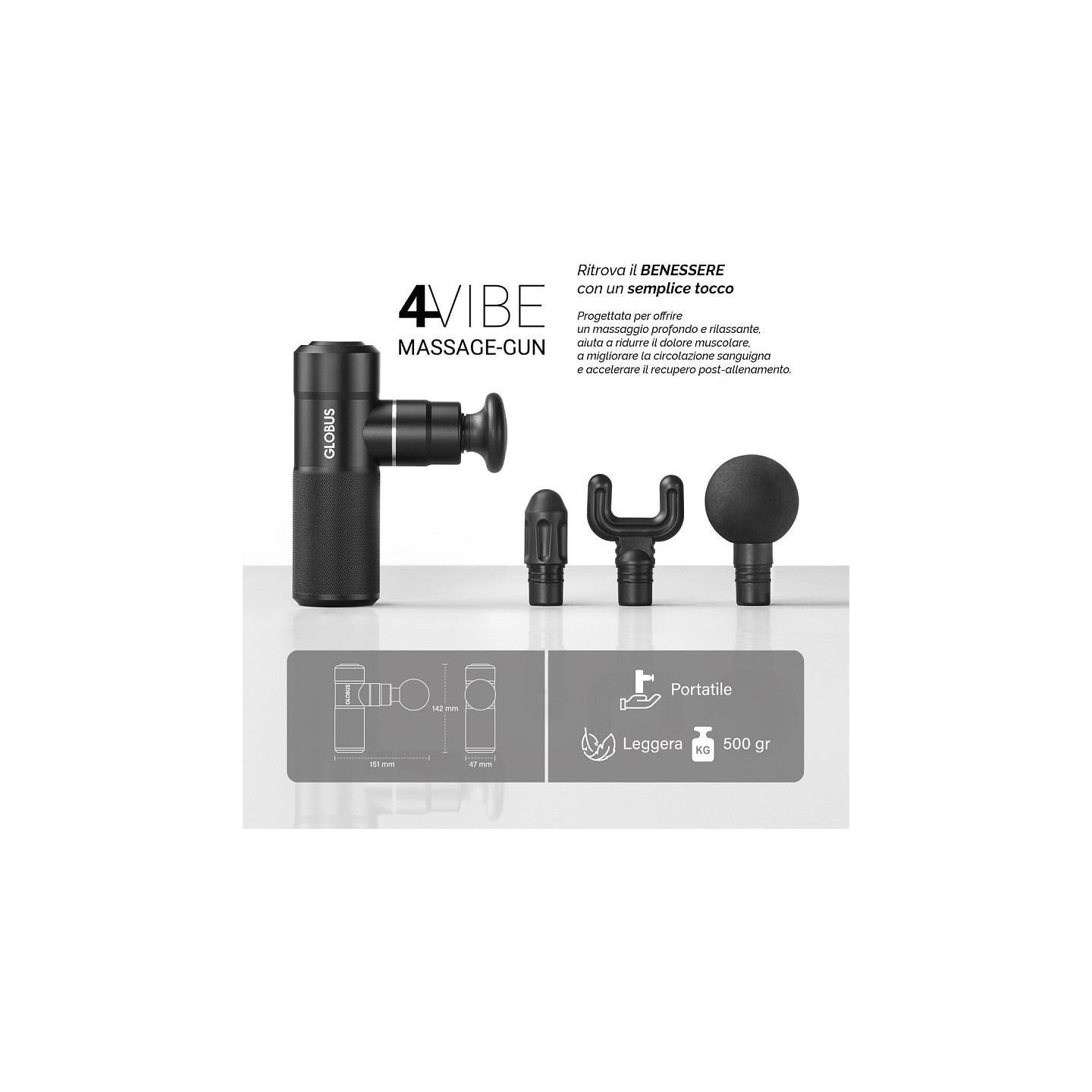 Globus 4 vibe – massageador globus