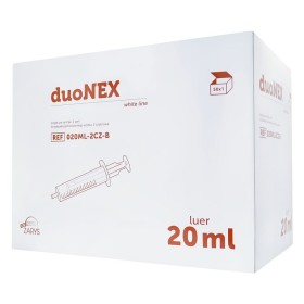 Needleless syringe 20 ml duonex with eccentric luer cone - 50 pcs