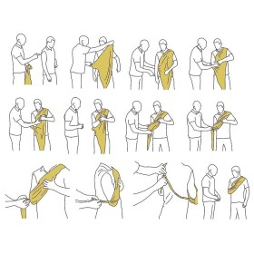 Bande triangulaire en coton pour l’immobilisation de l’élastosling - 1 pièce