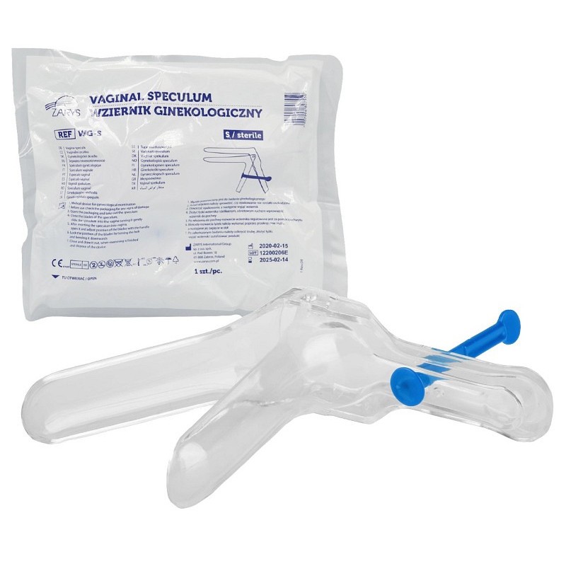 Spéculum vaginal stérile jetable