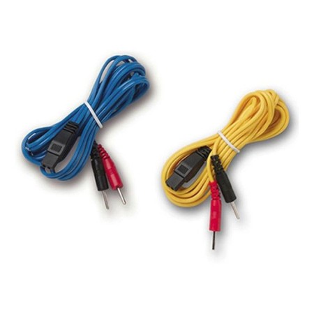 Cabluri albastru și galben, conexiune masculină 2mm - piesă de schimb pentru 28355/70/76-78/80/82 - amb. 2 buc.