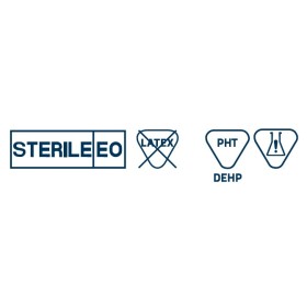 Nelaton ch12 catheter white 40 cm long - 50 pcs.