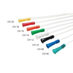 Nelaton ch14 cathéter vert 40 cm de long - 50 pcs.