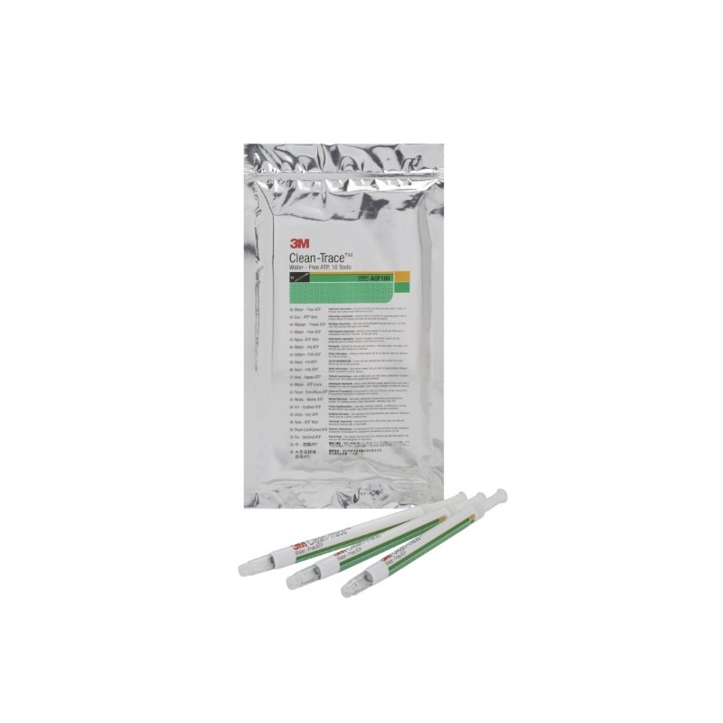 Clean-trace atp water test 100 pezzi tamponi per il controllo delle acque