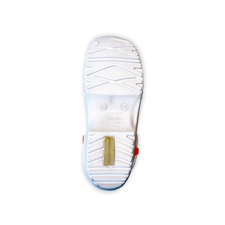 Chodaki ultralight z paskiem - 47 - białe