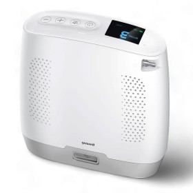 Breath therapy oxygen concentrator – portable with battery power