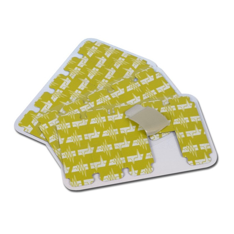 Électrodes ecg type tampon fiab 23x34 mm pour câbles alligator radiotransparents f3001ecg - paquet de 100