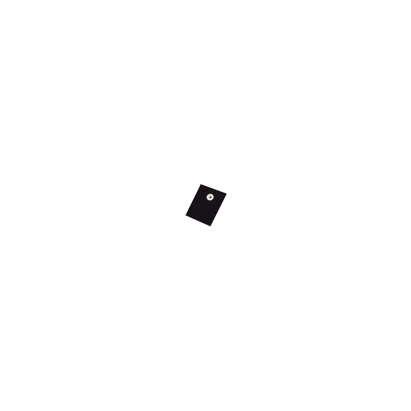 Elettrodi in gomma a clip 45x60 mm per utc2 - conf. 12 pz.