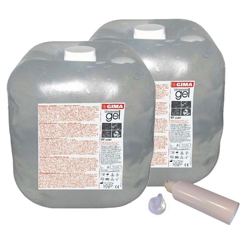 Transparent ultrasonic gel - 5 liter bag - pack 2 pcs.
