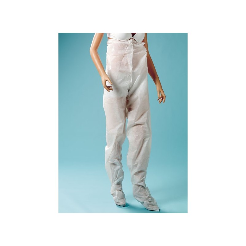 Einweg-pressotherapie-hose aus atmungsaktivem vliesstoff - 200 stück