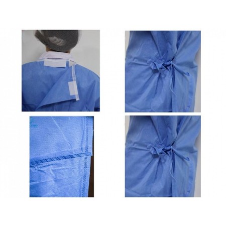 Vyztužený operační plášť 50g/m2 140x160 cm - velikost xxl - sterilní - bal. 50 ks.