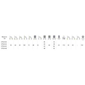 Opvouwbare transit rolstoel go up! - massieve banden, zadel naar keuze