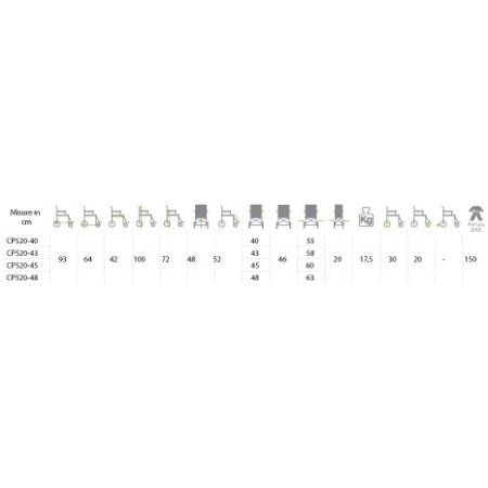Folding transit wheelchair go up! - solid tires, seat of your choice