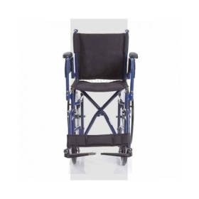 Space-saving folding wheelchair - self-propelled skinny