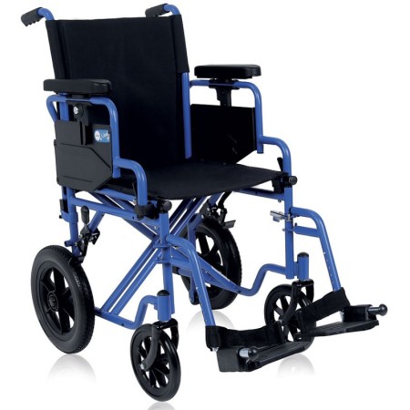 Fauteuil roulant de transport pliant next go ! - pneus pleins, siège au choix