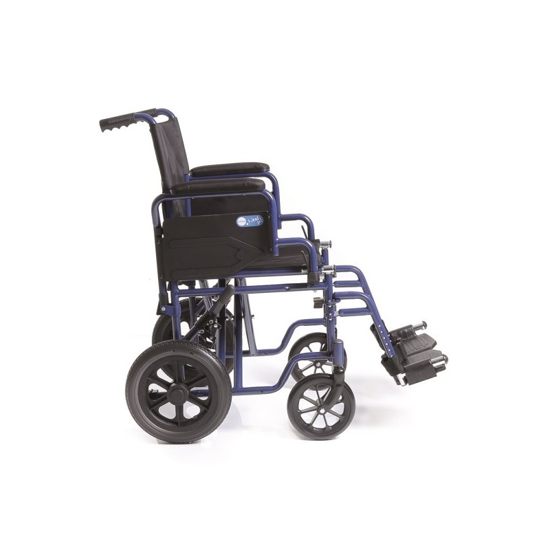 Silla de ruedas plegable next go! - neumáticos macizos, asiento de su elección