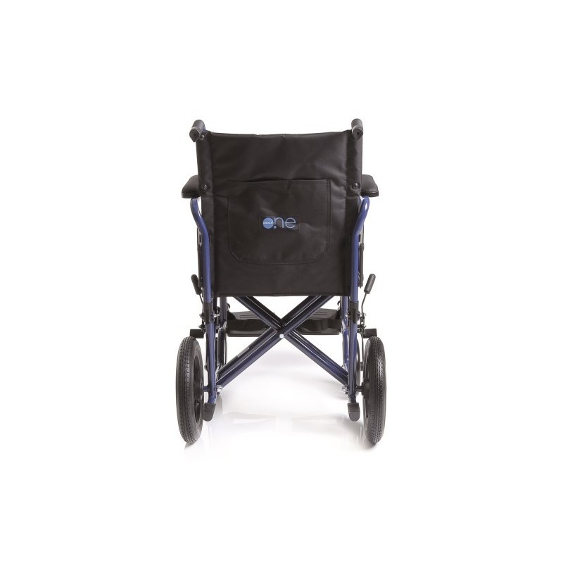 Silla de ruedas plegable next go! - neumáticos macizos, asiento de su elección