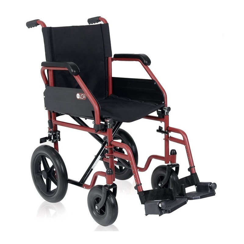 ¡vamos! silla de ruedas plegable de tránsito - neumáticos macizos