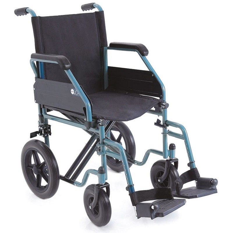 Folding transit wheelchair go! 2 - solid tires