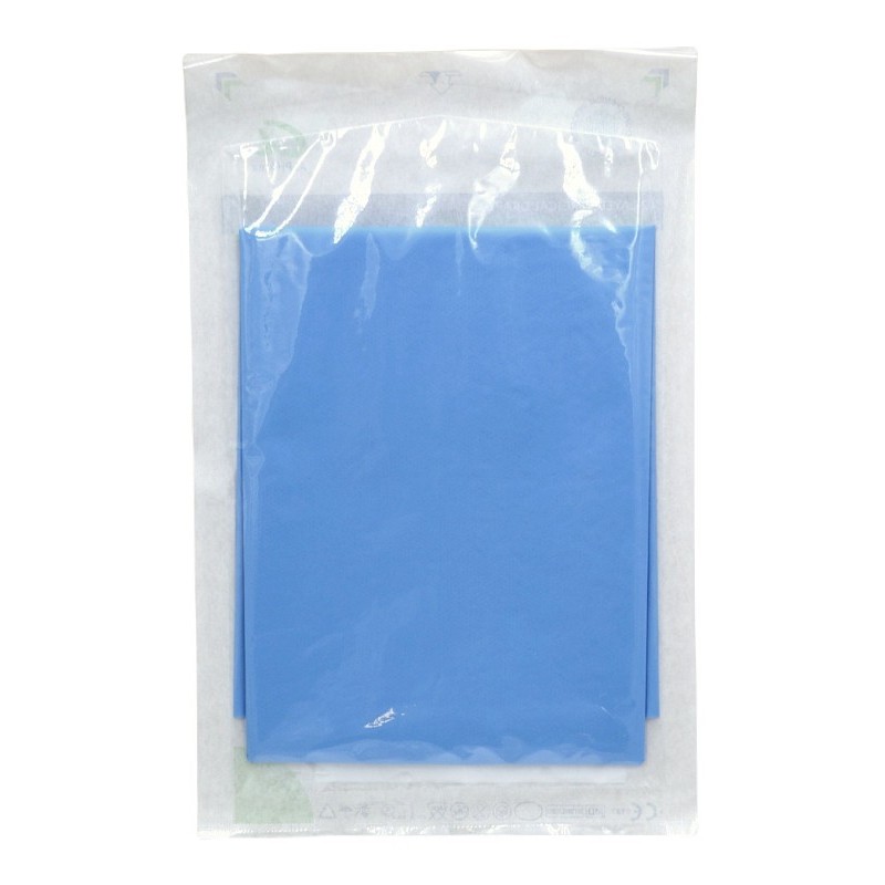 Steriel dubbelgekoppeld chirurgisch afdeklaken 75x75 cm absorberend