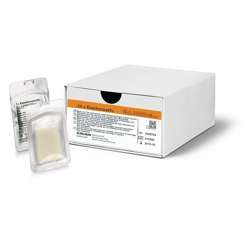 Cera para huesos 2,5gr b. braun - 4 uds.