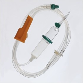 Deflussore a due vie b.braun intrafix safeset 220cm con punto iniezione - 10 pz.