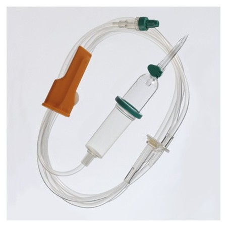 B.braun intrafix safeset 220cm zwei-wege-abfluss mit injektionspunkt - 10 stk.