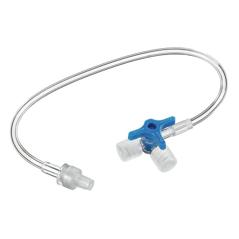 B.braun discofix 3-weg kraan met 75 cm verlengstuk - 10 st.