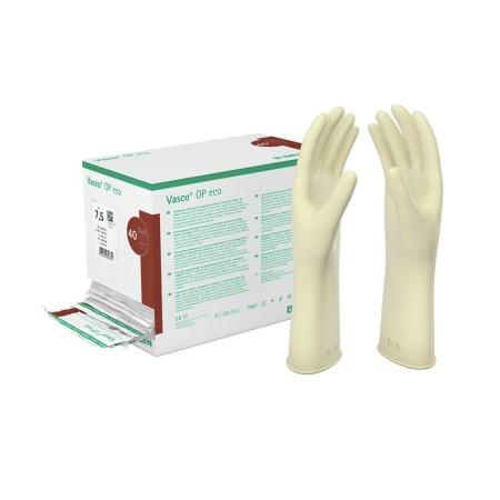 Vasco op eco gants chirurgicaux stériles en latex non poudré - 6 - 40 pièces