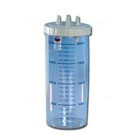 Pot de 2 litres avec couvercle - autoclavable à 134°c