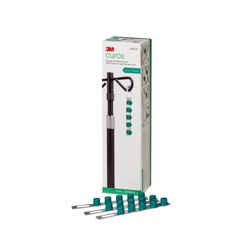 Curos stopper tappini disinfettanti per luer femmina aperto, csv5-250r - 250 pz.