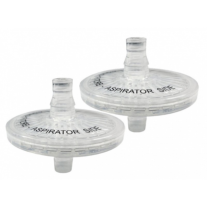 Set mit 2 hydrophoben antibakteriellen ersatzfiltern für professionelle staubsauger von flaem