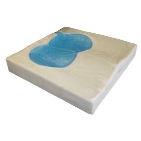 Composite cushion with anatomical base with self-modeling gel-fluids 41x41 cm