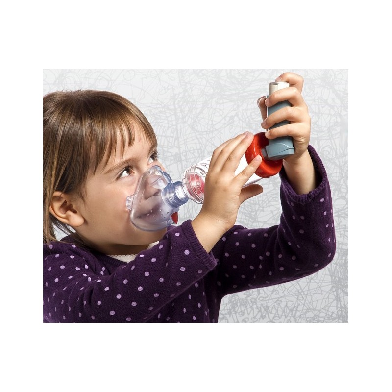 Fisiochamber vision plus spacer - panda maske 3-6 jahre