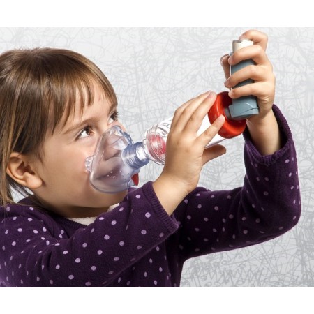 Fisiochamber vision plus spacer - pandamasker 3-6 jaar