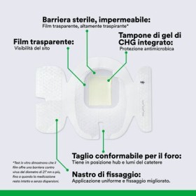 Pansament de fixare 3m tegaderm chg iv , 1657r, 11,5 cm x 8,5 cm, 25 buc.