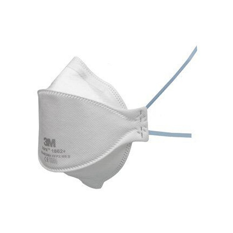 Masque respiratoire 3m aura 1862+ ffp2 iir - pack 20 pièces