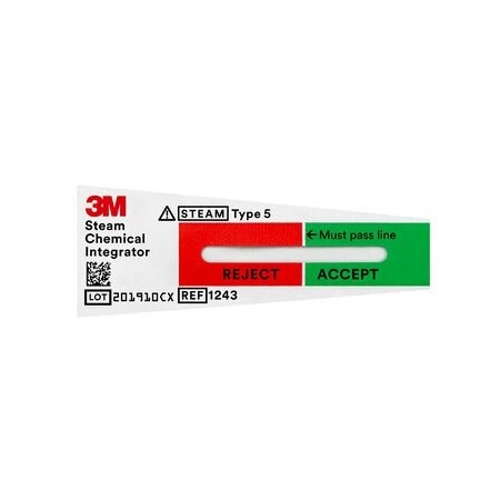 Indicador químico 3m attest, 1243a - 500 uds.